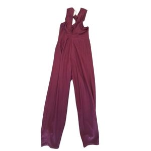 Kate Spade Elegant Twist Back Purple Women's Jumpsuit Size 4 Wool New